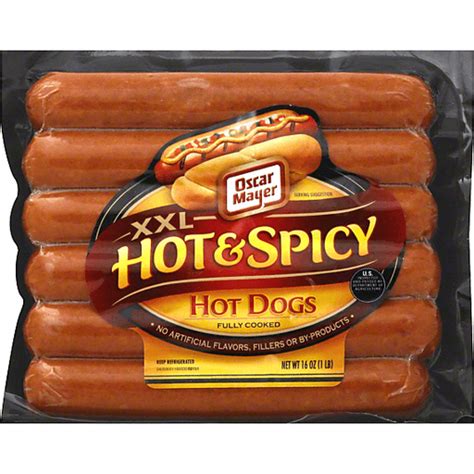 Oscar Mayer Xxl Hot Dogs, Hot & Spicy | Hot Dogs | Jumbo Foods