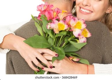 Two Kissing Sexy Lesbian Women Flower Stock Photo 296272922 Shutterstock