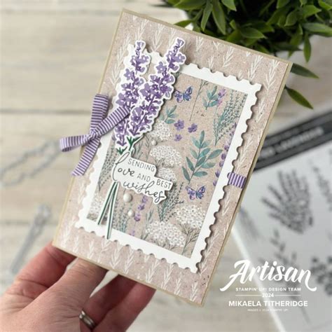 Painted Lavender With Perennial Postage The Crafty Oink Pen In