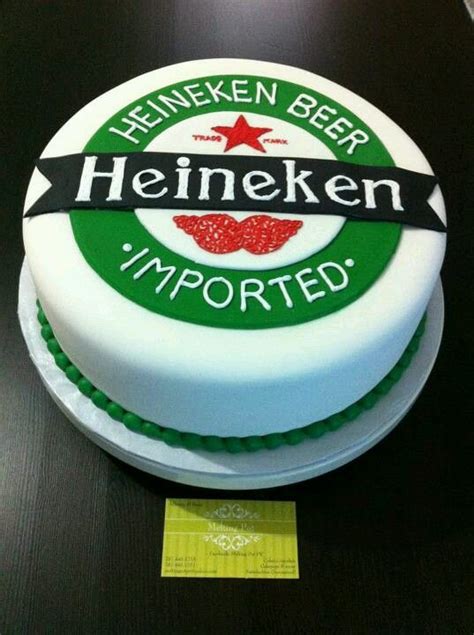 Heineken Birthday Cake Birthday Cake Beer Beer Cake Heineken Cake