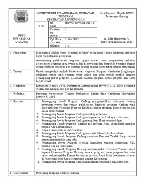 424c Sop Monitoring Pelaksanaan Kegiatan Program Gizi Pdf