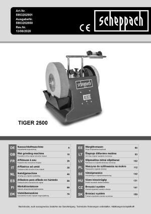 Affuteuse Eau Equip E Scheppach Tiger