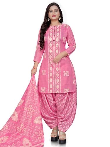 Buy Online Printed Unstitched Salwar Suit Set From Suits Dress