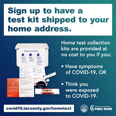 LA Public Health On Twitter The LA County Home Test Collection