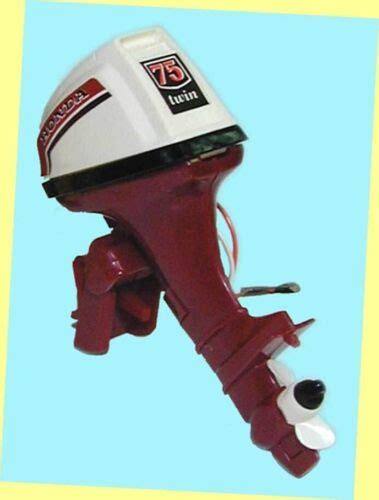 HONDA Outboard Motor Gakken 75 Twin Toy Ship Boat New Vintage From