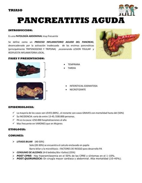 Pancreatitis Aguda Apuntes De Medicina P Ncreas Udocz