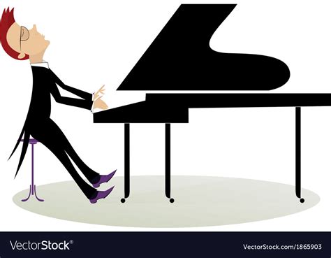 Pianist Royalty Free Vector Image VectorStock