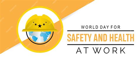 Premium Vector World Day For Safety And Health At Work 5