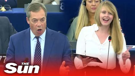 The Brexit Party Clashes With Pro Eu Meps In European Parliament Youtube