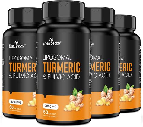 Suplementos De Curcumina De C Rcuma Liposomal De Mg Con Pimienta