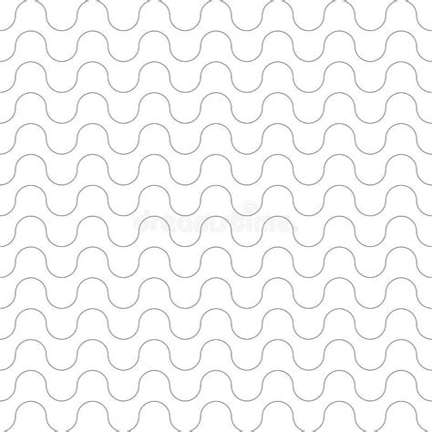 Seamless Pattern Wavy Lines Texture Stock Vector Illustration Of Repeatable Round 104664833