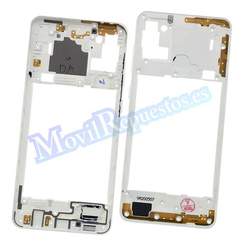 Carcasa Intermedia Para Samsung Galaxy A S A F Blanco