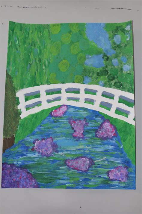 MC School Art: Monet garden paintings