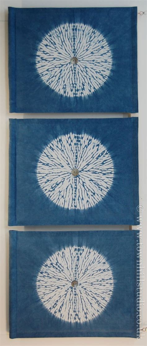 Karamatsu Indigo Circles By Townhill Studio Shibori Designs Shibori