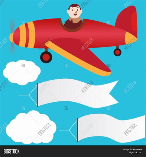 Plane Banner Vector & Photo (Free Trial) | Bigstock