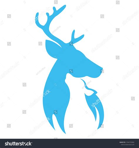 Deer Logo Design Illustration Deer Logo Stock Vector Royalty Free