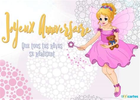 Total Imagen Carte Anniversaire Petite Fille Gratuite Fr