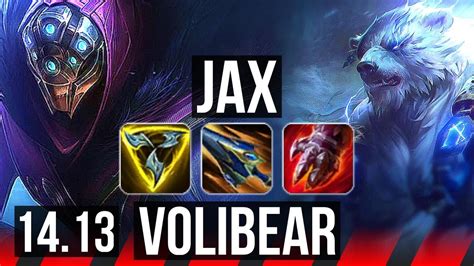 Jax Vs Volibear Top Legendary Euw Master Youtube