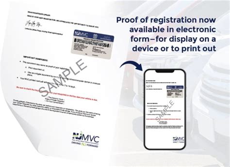 How To Get Your Electronic Proof Of Vehicle Registration In New Jersey