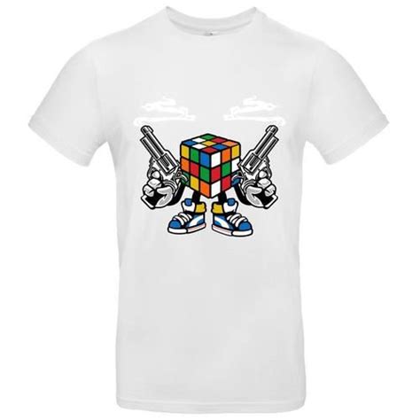 T Shirt Premium Manche Courte Enfant Blanc Rubix Killer Blanc