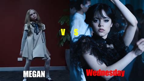 Wednesday Addams Wednesday Vs Megan Dance Off Youtube Music