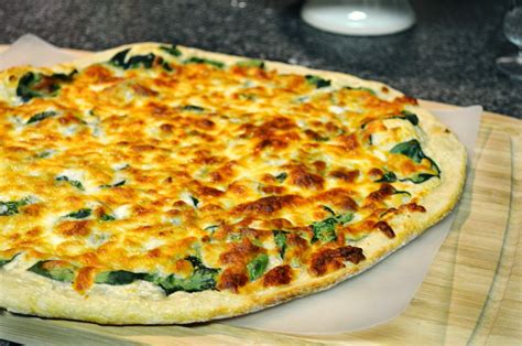 The Hungry Hood Spinach Alfredo Pizza