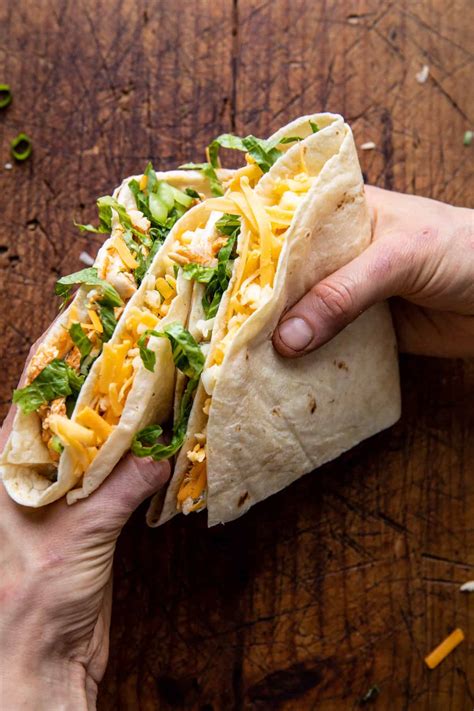 Folded Crispy Buffalo Chicken Wraps Half Baked Harvest