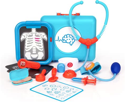 Amazon Fat Brain Toys キッズドクター なりきりセット お医者さんごっこ ままごとセット 3歳 Fa402 1 正規