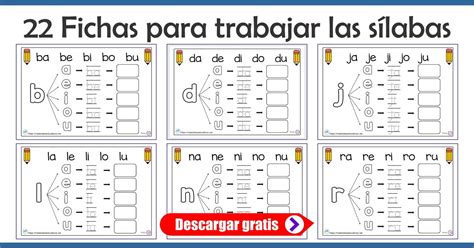 Material Didactico Para Trabajar Las Silabas En Preescolar Cad Sexiz Pix