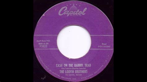 Cash On The Barrel Head The Louvin Brothers YouTube