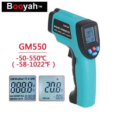 New GM550 Handheld Non Contact Infrared Thermometer 50 550 Degree