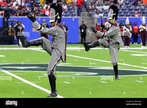 Texas Southern University Ocean Of Soul Marching Band Drum Majors Lead