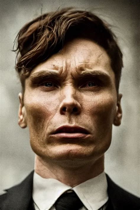 Portrait Cillian Murphy In Peaky Blinders Very Angry Stable Diffusion