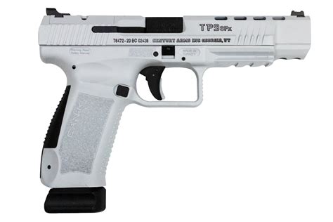 Canik Tp Sfx Mm Pistol With Whiteout Cerakote Finish Sportsman S