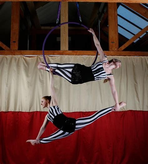 Lauren Red Gemma Cakey B Doubles Aerial Hoop Lyra At