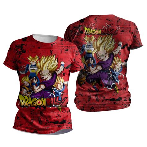 Camisa Dragon Ball Z Super Sayajins Gibi Blusa Camiseta Elo