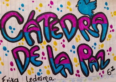 Diseño De Portada De Catedra De La Paz Diseño De Portada Catedra De