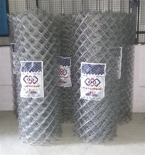 30gsm Galvanized Iron Chain Link Fence Wire Diameter 25 Mm Height 5 Feet At Rs 102kg In