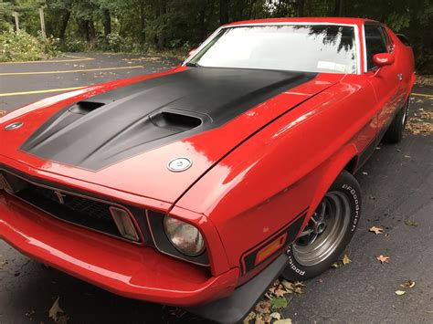 1973 Mustang Mach 1 Red