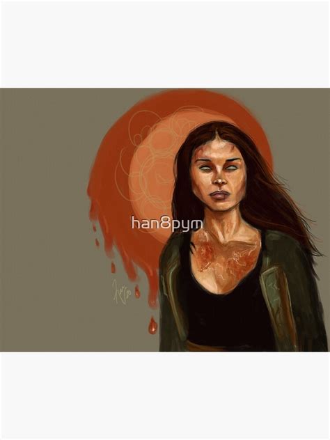 Impression photo « 'Red Sun Rising' Octavia Blake fan art », par han8pym | Redbubble