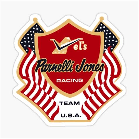 "RETRO: Vel's Parnelli Jones Racing Team USA" Sticker for Sale by ...