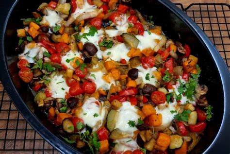 Traybake Met Italiaanse Groenten En Mozzarella Recept In