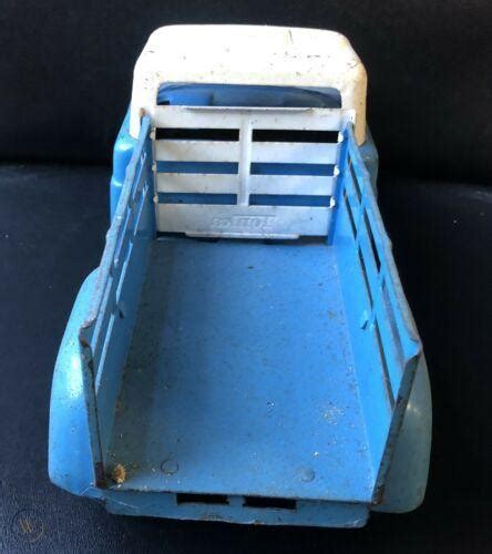 Vintage 1950s Tonka Stepside Stake Rack Pickup Farm Shop Truck Mound Mn