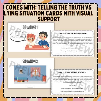 Telling The Truth Vs Lying Week Long Unit Guide And Activities Sel