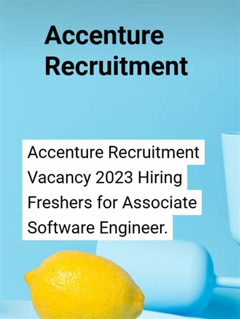 Accenture Recruitment Vacancy 2023 Hiring Freshers Kickcharm Blog