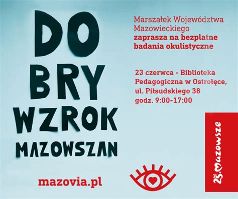 Zbadaj wzrok w Ostrołęce darmowe badania okulistyczne