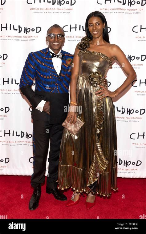 New York Usa Th Oct Chef Marcus Samuelsson And His Wife Maya