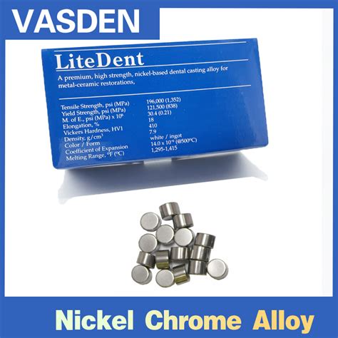 Nickel Chrome With Beryllium Alloy Dental Metal Dental Lab Dental Lab