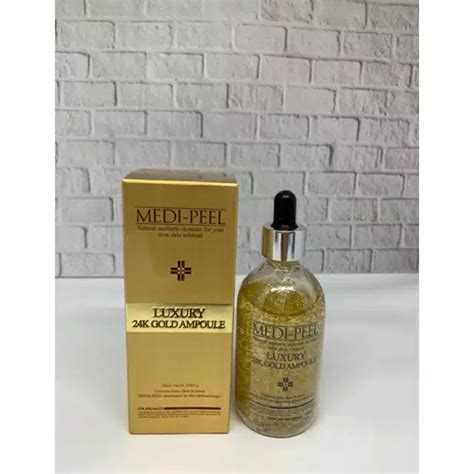 Jual Medi Peel Luxury 24k Gold Ampoule 100ml Shopee Indonesia