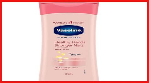 Vaseline Healthy Hand And Stronger Nails Hand Cream 676 Ounce 200